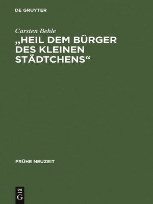 cover image of "Heil dem Bürger des kleinen Städtchens"